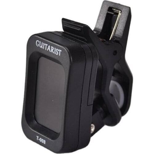 Professional Instruments AccessoryLCD Display Screen Rotatable Clip-on Guitar Tuner Bass Violin Ukulele Universal Tuner