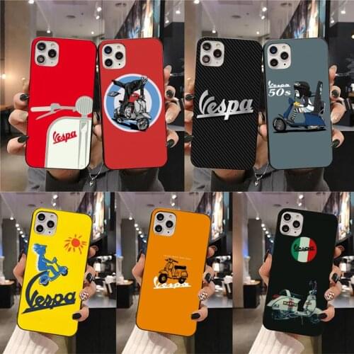 Vespa Scooter Phone Case for iphone 12 pro max mini 11 pro XS MAX 8 7 6 6S Plus X 5S SE 2020 XR case