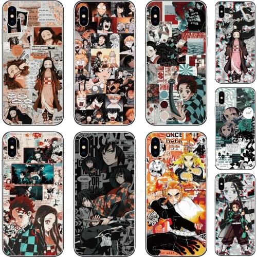 Printed Demon Slayer Phone Cover Case For Wiko Y81 Y51 Y62 Y61 Y50 Y60 Y80 View 5 Plus 3 4 Lite 2 Go Power U20 U10 Fundas