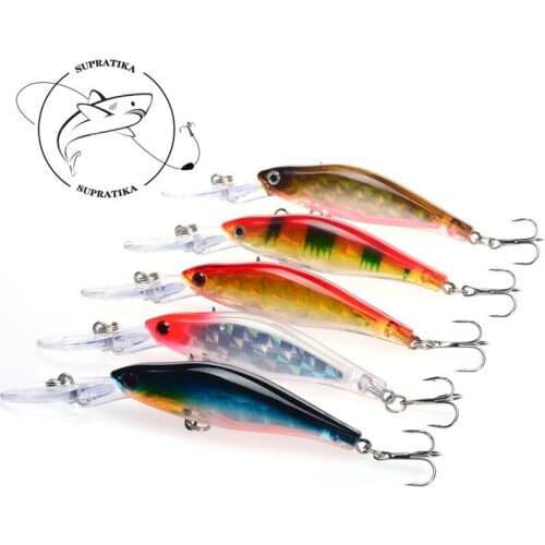 Diving Depth0.5-2M Anti-Corrosion Plastic Fishing Bait 10CM/7G Artificial Minnow Wobblers Freshwater Fishing Lure Hard Bait