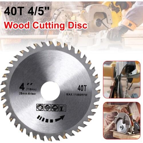 Diameter 105/180mm 40 Teeth TCT Circular Saw Blade Angle Grinder Saw Disc Carbide Tipped Wood Cutter Wood Cutting Disc