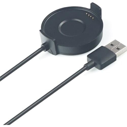 For TicWatch Pro Bluetooth Smart Watch USB Cable Cradle Fast Charging Dock 1m USB Data Charging Cable adapter