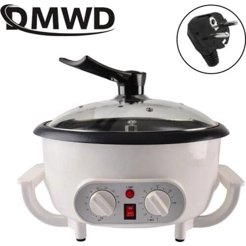 110V/220V Electric Coffee Bean Roaster Cafe Grain Drying Fruit Baked Peanut Roasting Stove Beans Baking Dryer Machine Heater EU