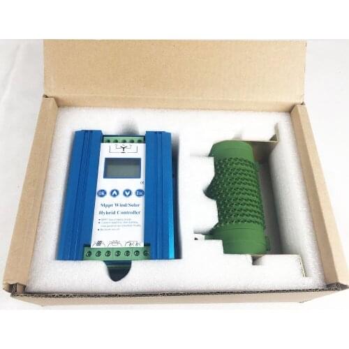 MPPT Wind Solar Hybrid Charge Controller boost charging 800W 600W 400W wind turbine generator & 400W 300W solar panel controller