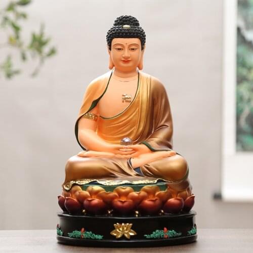 GOOD LUCK Buddhism Southeast Asia HOME Shrine efficacious protection Patron saint Amitabha buddha RULAI FU God statue