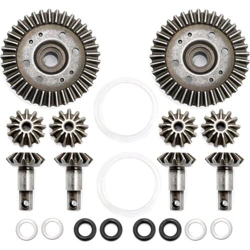 Differential gear set for 1:10 model car slash Big S Raimo Differential driven steel gear Huanqi toys 1/10 of 727 HQ727 traxxas