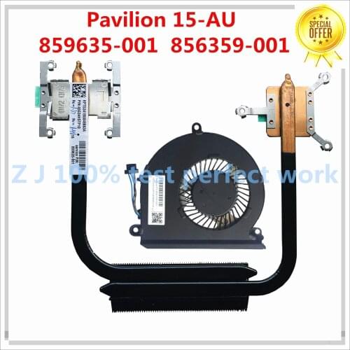 New Original For HP Pavilion 15-AU Series Laptop CPU Cooling HeatSink FAN 859635-001 856359-001 100% Tested Fast Ship