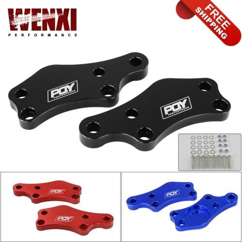 PQY Billet Aluminum T-6061 Steering Lock Adapter Increasing Turn Angle about +25% Tuning Kit For Toyota JZX100 Lexus IS200 IS300