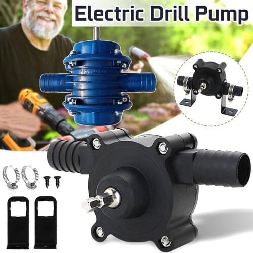 Onnfang Self-Priming Pump Micro Hand Electric Drill Motor Water Pump Heavy Duty Centrifugal Pumps For Home Garden