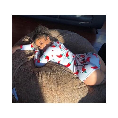 Sexy Bodysuit Womens Floral Long Sleeve Bodycon Bandage Jumpsuit Bodysuit Romper Casual Leotard Tops Sleepwear