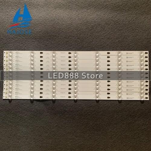 100% New 12pcs/Kit LED strips for TCL 65 TV THOMSON 65 TV TOT_65_D2900_12X7_3030C_d6f-2d1_7S1P 4C-LB6507-YH01J 65HR330M07A