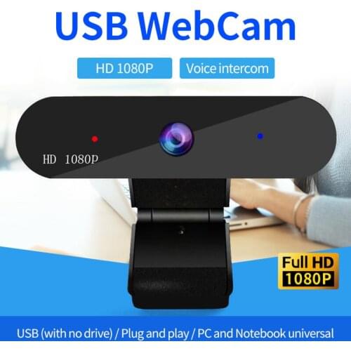 Live beauty desktop computer camera with microphone camera drive-free notebook USB meeting 1080P