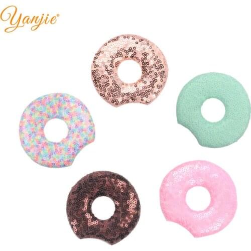 1 Pair 3.3" Mouse Ears DIY Hair Accessories Children Headwear For Gilrs Wholesale Donut Vintage Headband Boutique