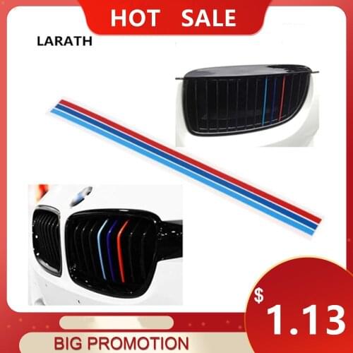 3 Color Grille Vinyl Strip Sticker Decal For Bmw M3 M5 E36 E46 E60 E90 E92 Car Styling Decoration Stickers Automotive Goods