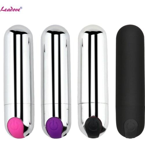 10 Speed Powerful USB Rechargeable Mini Bullet Vibrator G-spot Clitoris Stimulator Anal Dildo Vibrator Adult Sex Toy for Women