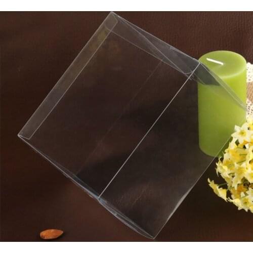 100pcs 10*15*20cm clear plastic pvc box packing boxes for gifts/chocolate/candy/cosmetic/crafts square transparent pvc Box diy