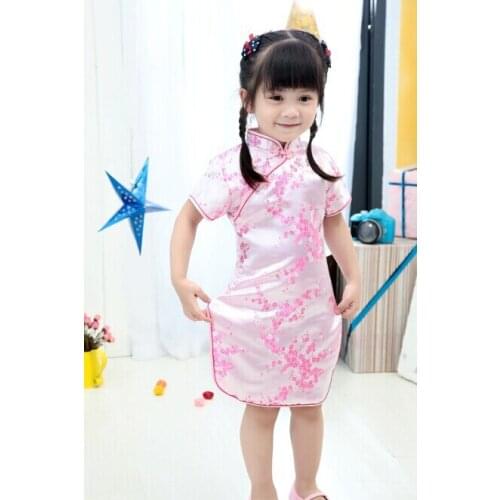 2017 Pink Baby Girl Dresses Floral Cute Girls Vestidos Summer Dress Sundres Gown Evening Party Princess Girls Clothes