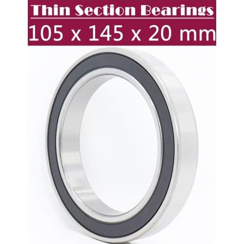 6921 2RS ABEC-1 105x145x20MM Metric Thin Section Bearings 61921RS 6921RS