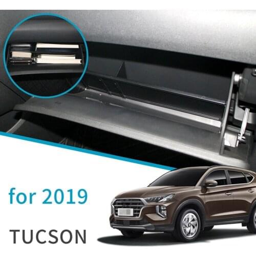 Car Glove Interval for Hyundai Tucson 2019 2020 Console Tidying Central Storage Box