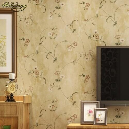 Beibehang papel de parede American rural countryside retro flower anyway bedroom living room wallpaper shop for TV backdrop