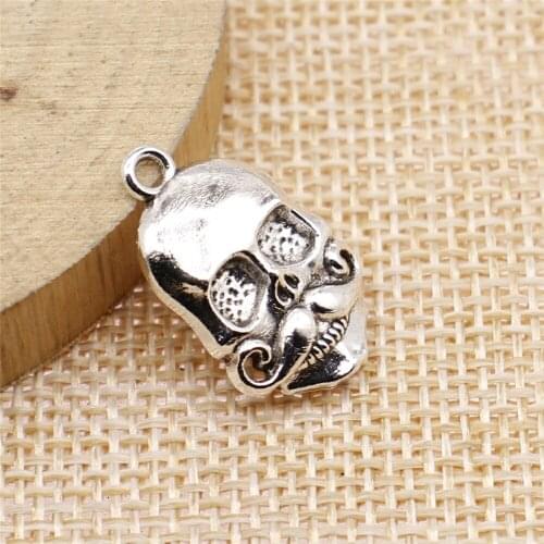 Free shipping 46pcs 14x22mm antique silver Horoscope charms diy retro jewelry fit Earring keychain hair card pendant accessories