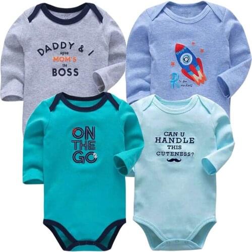 Newborn Baby Bodysuits boy Girl Clothes Set Infant Long Sleeve Underwear Girl Pajamas Cotton Boys Girls Clothing Babys Sets