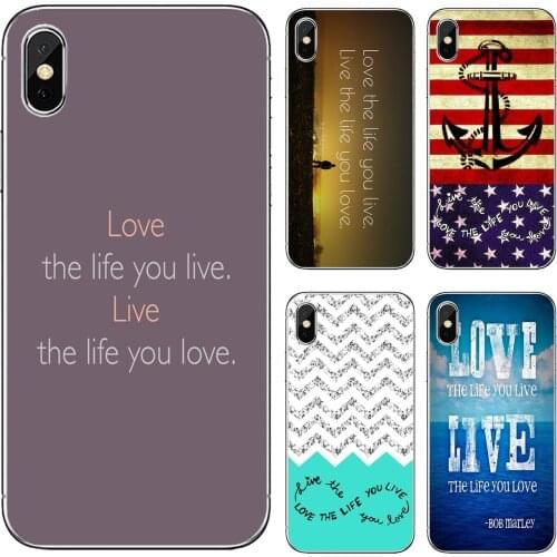 Ocean-Live-Life-You-Love-Inspirational Cell Phone Case For Huawei Honor 6 6A 7 7X 7A 7C 8 8C 8X 9 9X 10 10i 20 Lite Play Pro