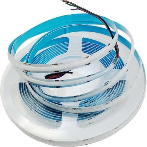 24V RGB COB LED Strip 768LEDs/m COB Flexible RGB LED Lights 5M 16.4FT