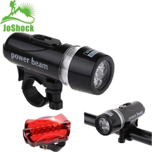 Joshock Bike Light 300 Lumen Cycling Front Light Lamp Tail light Road MTB Mountain Bike Rear Light Lamp with Free Taillight