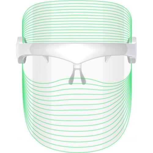 LED Light Beauty Face Mask Instrument 3 Colors Facial SPA Photon Therapy Treatment for Anti Wrinkle Acne Skin Rejuvenation 1 ord