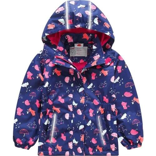 Jacket for Girls Spring Clothes Girls Coat Jackets Kids Waterproof Children Winter Jackets Girls Teenages Polar Fleece Outerwear