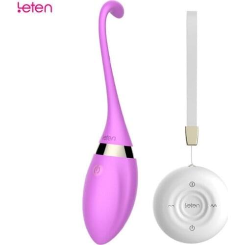 Leten10 Frequency Wireless Remote Control Vibrator Strong Vibrating Egg Waterproof G-spot Orgasm Masturbation Sex Toys for Women