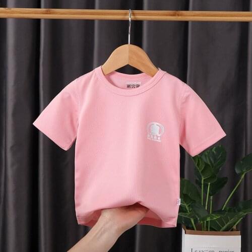 Girl Summer Sport T-shirt Kids Clothing One Piece Boys Breathable Thin T Shirt Baby Tops Kids Tshirt 2021 New