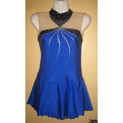 Hot Sales Custom Child Gymnastics Competition Dress Beautiful New Brand Vogue Figure Skating Dresses For Competition DR2810