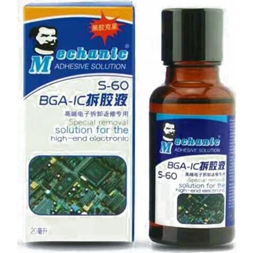 MECHANIC 20ml Super strong special BGA-IC CPU Adhesive Glue Removing for iPhone Sumsung xiaomi cell phone repairing