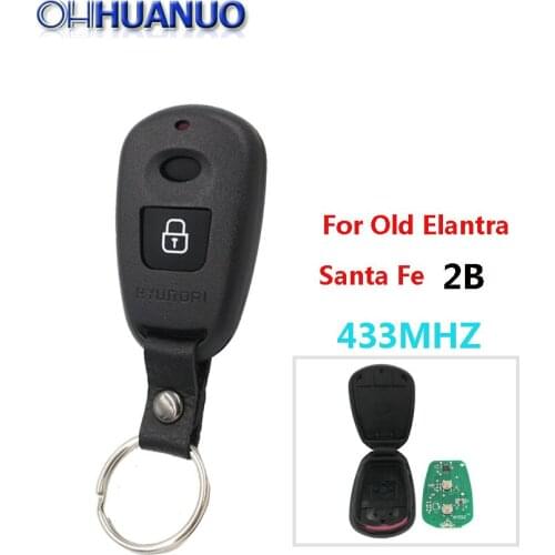 New 2 Buttons Remote Key (433MHz) for Hyundai Old Elantra Santa Fe