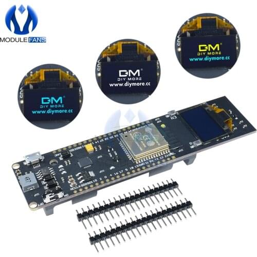 0.96 Inch ESP32 ESP-32 ESP8266 OLED Display 18650 Lithium Battery WiFi Bluetooth Shield Development Board CP2102 Module