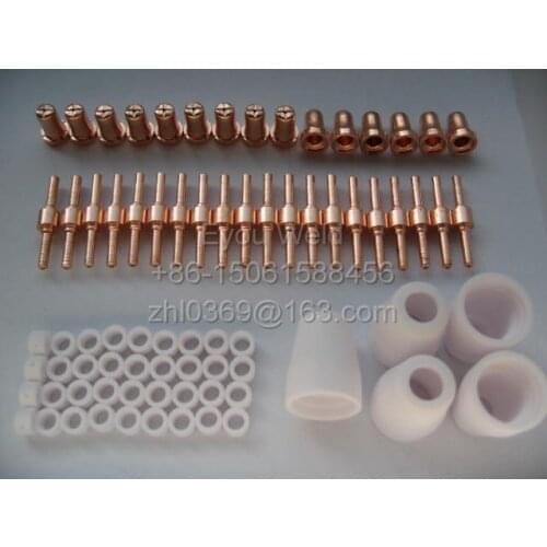 PT31(40A) Extend Tips + Electrode [100pcs] - Air Plasma Cutting Consumables