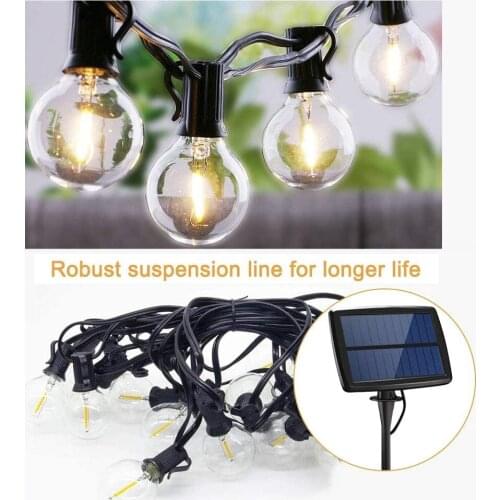 Garden Courtyard LED Light String Practical Environmentally Friendly Solar/USB Charging Light Bulb Holiday Party Decoration
