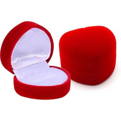 Wedding Christmas Gift Bag Jewelry Packaging Red DST finger Ring Box for