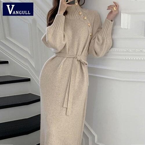 Модные трикотажные платья Vangull China At AliExpress