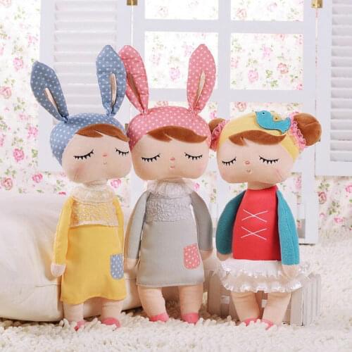 2017 Rabbit Dolls 35cm Baby Plush Toy Sweet Cute Lovely Angela Rabbit Stuffed Dolls