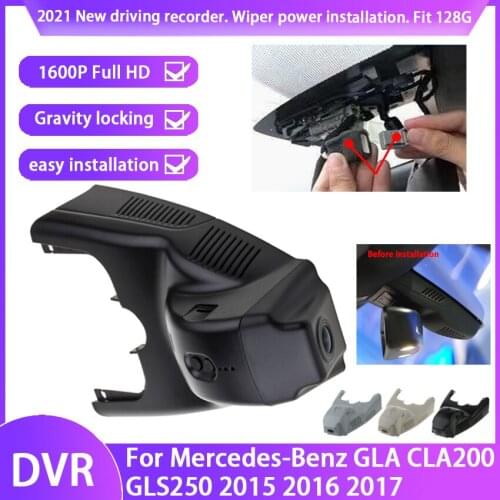 Plug and play Car DVR Video Recorder Dash Cam Camera For Mercedes-Benz GLA CLA200 GLS250 2015 2016 2017 HD 1600P high quality