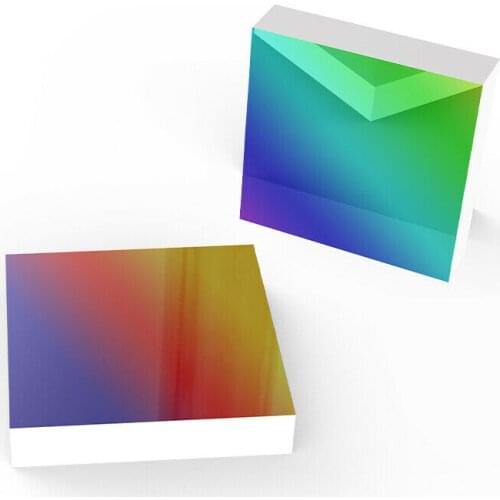 50x50mm 1800/2400 Lines K9 Optical Glass Laser Plane Diffraction Grating Light Spectral Decomposition Precision Optics Component