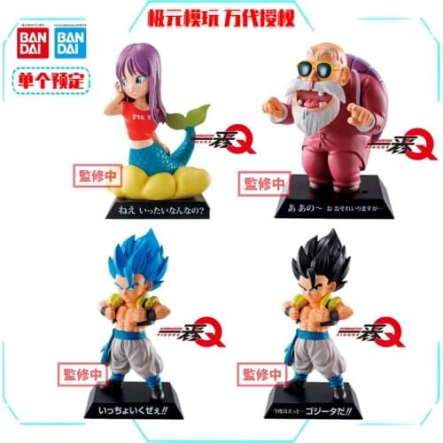 8cm originalBANDAI Dragon Ball Master Roshi Gogeta mermaid Anime characters Action PVC Collection Model Toy Anime Figure Toys Fo