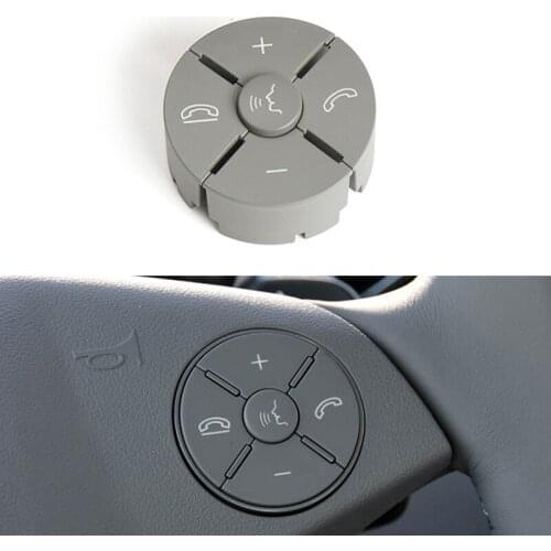 Car Multifunction Audio Steering Wheel Button Cover for Mercedes-Benz W164 W251 ML GL Class 2010-2012 Auto Styling Accessories