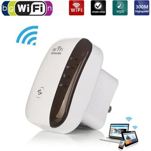 Wireless Wifi Repeater 802.11 Network Wifi Extender Signal Amplifier Internet Antenna Signal Booster Repetidor EU US UK Plug