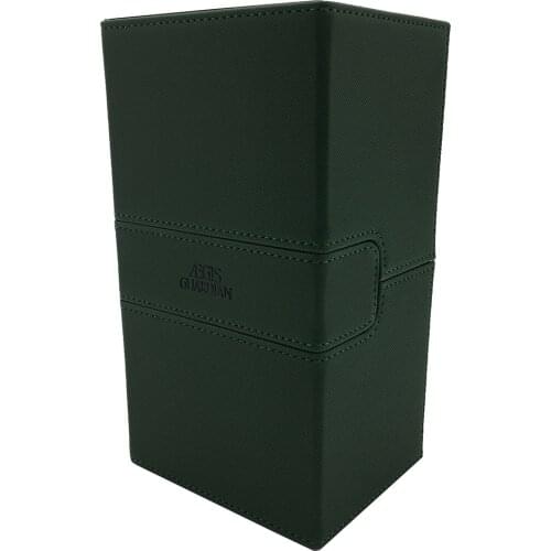 Large Size Mtg Pokemon Yugioh Deck Box Card Case Binder Board Game Holder: Green Color