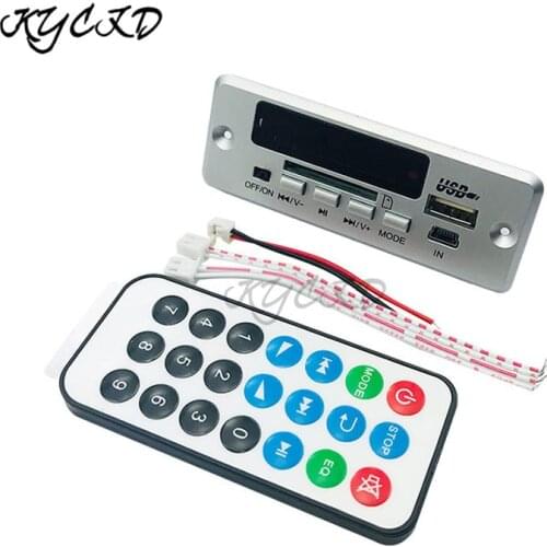 DC 5V MP3 Bluetooth Decoder Board Support USB TF Card Wireless Music Car MP3 Player Speakers With Remote Control