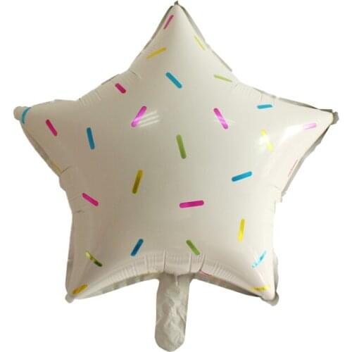 18inch Star Shape Kids Toy Foil Balloons Candy Granules Balloon Wedding Baby Shower Decor Party Favors Wedding Decorations